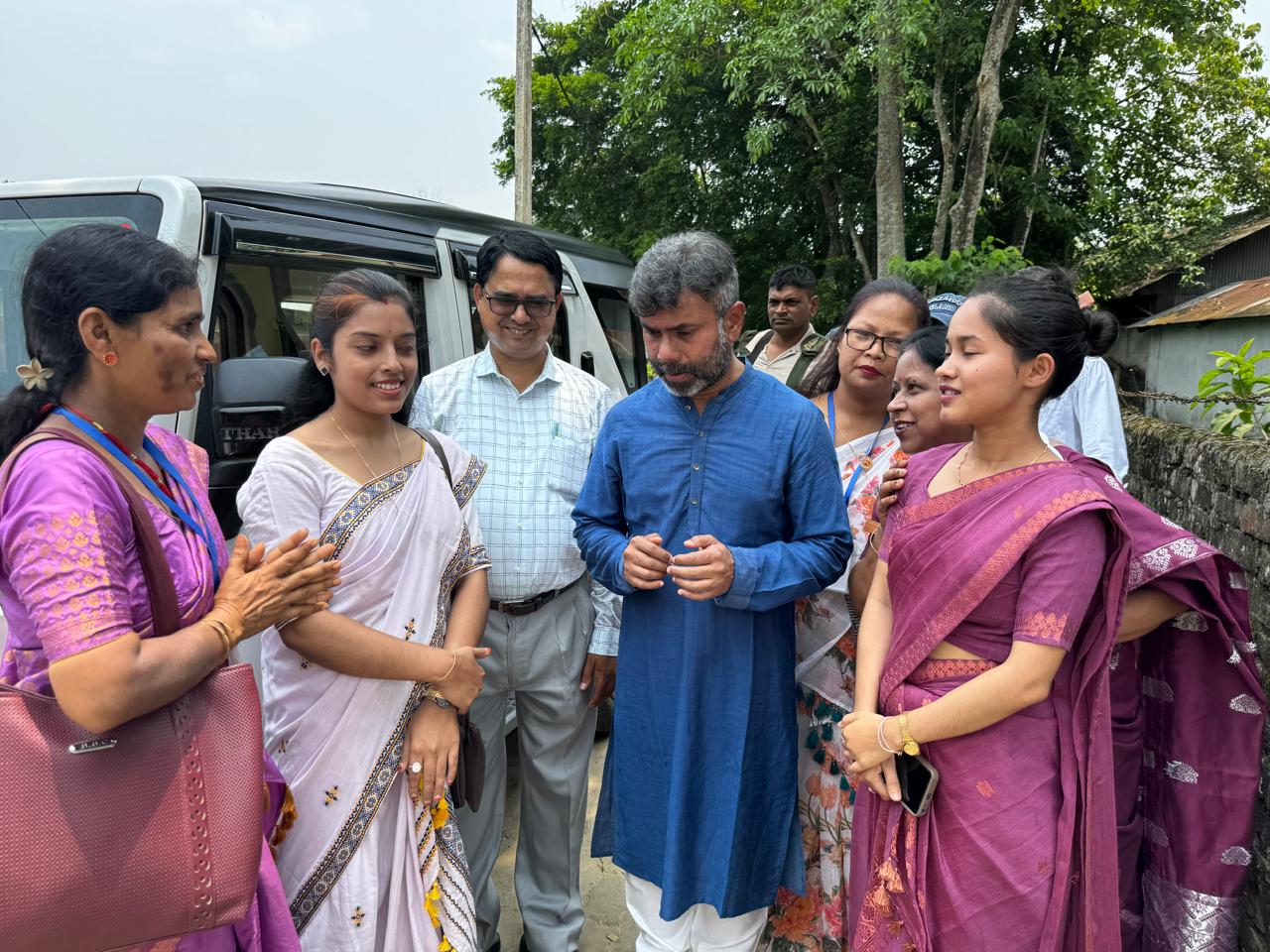Inauguration of a newly constructed School Gate  at 155 No. Cinnamara Primary School, Jorhat by Hon’ble MLA Shri Rupjyoti Kurmi
