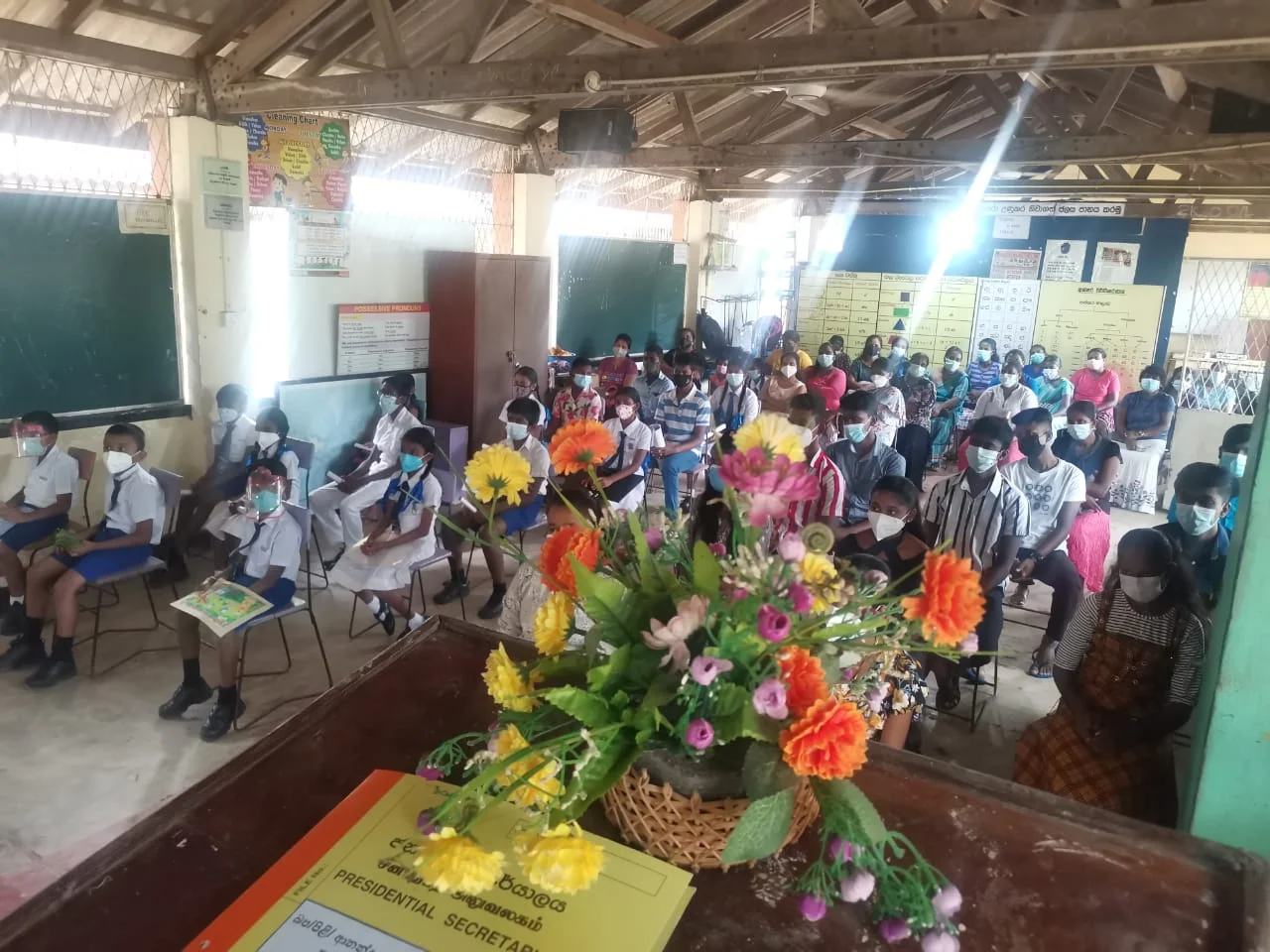 Project Shiksha-  Distributing Educational materials to school Children